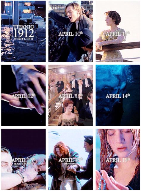 Titanic movie 1912 timeline Titanic Movie Fanart, Titanic Scenes, Funny History Facts, Titanic Wallpaper, Titanic Movie Facts, Original Titanic, 1912 Titanic, Titanic Quotes, Titanic Rose