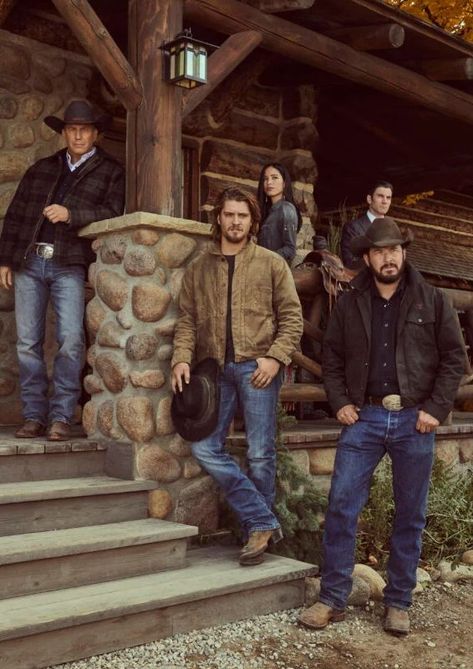 Yellowstone Merchandise, Yellowstone Outfits, Yellowstone Series, Ian Bohen, Luke Grimes, Kelly Reilly, Cole Hauser, Estilo Country, Cowboy Outfits