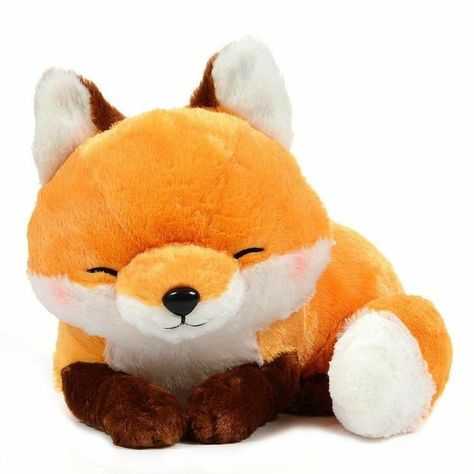 Fox Plushie, Fox Stuffed Animal, Plush Collection, Kawaii Plush, Kawaii Plushies, Plush Pattern, Fox Art, Cute Fox, Cute Stuffed Animals