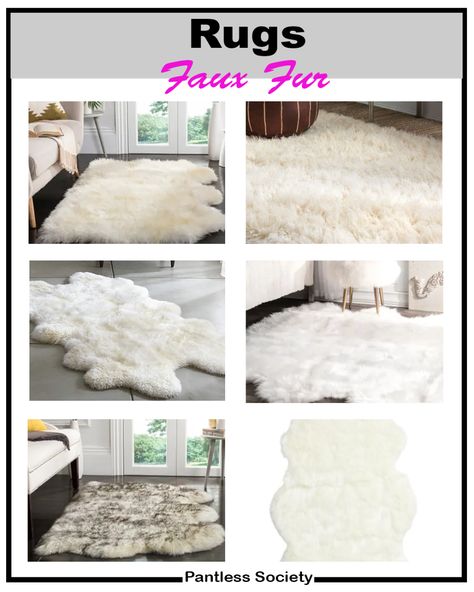 The Best Faux Fur Accent Rugs For Any Budget Diy Faux Fur Rug, Diy Faux Fur, Spa Aesthetic, Floor Length Mirror, Faux Fur Rug, Fur Rug, Admit It, Med Spa, Accent Rug