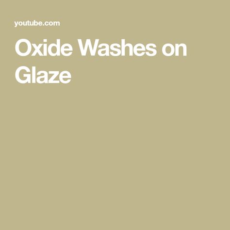 Oxide Washes on Glaze Oxide Wash Ceramics, Cone 6 Glaze Recipes Oxidation Matte, Distress Embossing Glaze, Red Iron Oxide Wash Pottery, Copper Oxide Ceramics, Glazing Techniques, Glaze Ideas, Iron Oxide, White Glaze
