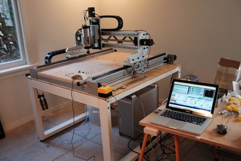 DSCF0174 Milling Machine Projects, Homemade Cnc, Cnc Router Table, Cnc Router Plans, Cnc Machine Design, Arduino Cnc, Cnc Router Projects, Diy Cnc Router, Machine 3d