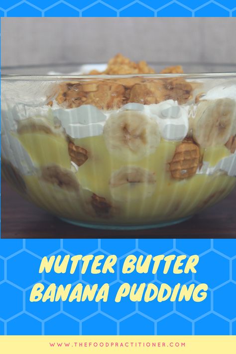 Nutter Butter Banana Pudding Easy, Banana Pudding With Nutter Butters, Nutter Butter Banana Pudding, Pudding Mousse, The Endless Summer, Delish Desserts, Nutter Butter, Tasty Dessert, Yummy Food Ideas