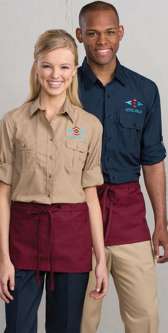 Uniform Shirt, Beach Lounge, Uniform Shirts, Fabric, Color