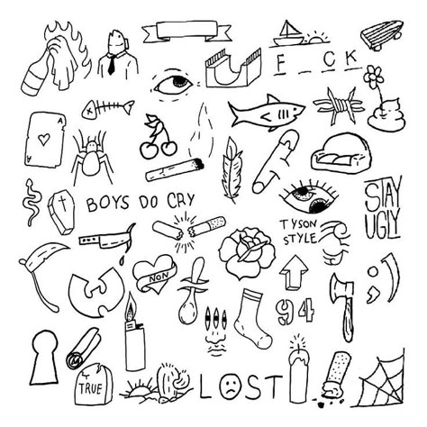 Stick And Pokes For Guys, List Of Tattoo Ideas, Tiny Things To Draw On Yourself, Diy Tatoos, Skin Pictures, Doodle Bob, Easy Tattoos To Draw, Easy Tattoos, Tattoos Hand