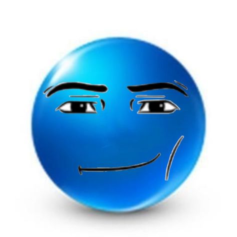 Roblox face Roblox Smirk Face, Roblox Guy Face, Roblox Memeable Face, Man Face Roblox Png, Goofy Drawings, Blue Emojis, Roblox Man Face, Emoji Memes, Roblox Face