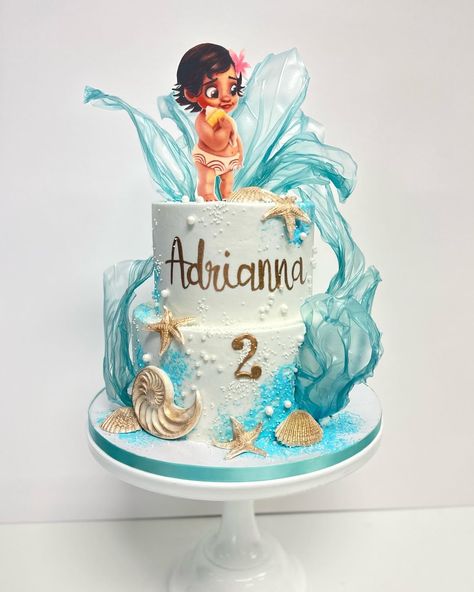 Mohana Cake, Moana Birthday Party Cake, Moana Birthday Decorations, Moana Birthday Cake, Moana Birthday Party Theme, Moana Theme Birthday, Festa Moana Baby, Moana Cake, Moana Theme