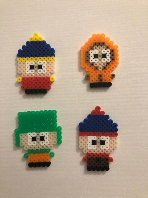 Eye Of Ender Perler Beads, The Lorax Perler Bead, Perler Bead Collection, Cool Peeler Beads, Perler Bead Patterns Matching, Cute Mini Perler Bead Ideas, Perel Bead Ideas Cute, Iron Bead Designs, Tyler The Creator Perler Beads