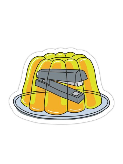 Stapler in Jell-O Sticker

Relive your favorite The Office moment with this hilarious sticker! Perfect for any fan of the show. #theoffice #tvshowmerchandise . #Stapler_In_Jello #Office_Merchandise #Helloween_Wallpaper #Weird_Stickers Stapler In Jello, Helloween Wallpaper, Weird Stickers, The Office Stickers, The Office Show, Sticker Design Inspiration, Jello Mold, Office Birthday, Flyer Design Inspiration