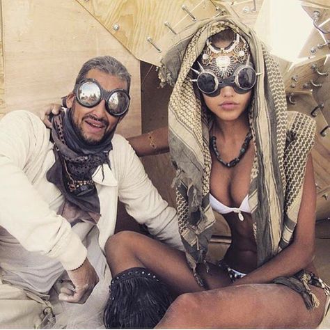 Hot hot hot @officialelenabelle @mtseminal at @burningman by starstar_design Bonaroo Outfit, Burning Man Style, Man Birthday Party, Burning Man Girls, Burning Men, Trendy Party Outfits, Party Outfit Men, Festival Mode, Outcast Clothing