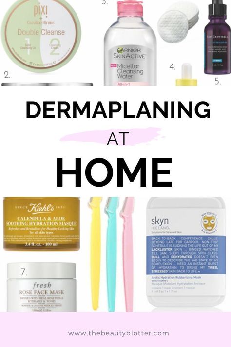 One of my biggest beauty secrets is dermaplaning. I share the benefits of diy dermaplaning at home, as well as a step-by-step tutorial video and a before and after. Dermaplaning at home is completely safe and the effects are amazing - baby smooth and fuzz free skin that is ready for makeup application. Diy Dermaplaning At Home, Diy Dermaplaning, Dermaplaning At Home, French Beauty Secrets, Make Up Tools, Garnier Skin Active, Derma Roller, Layers Of Skin, Tutorial Video