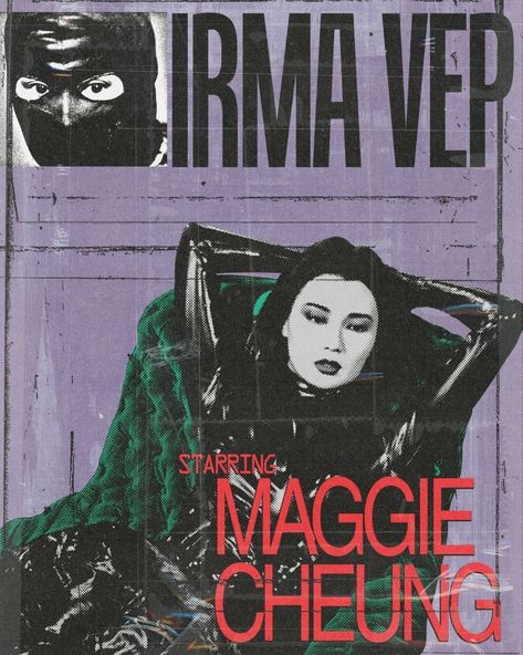 153/366 Irma Vep Directed by Olivier Assayas 1996 Fance Irma Vep, Poster Challenge, Maggie Cheung, Rock Posters, Vintage Horror, Belle Epoque, Magazine Cover, Art Nouveau, Poster Art