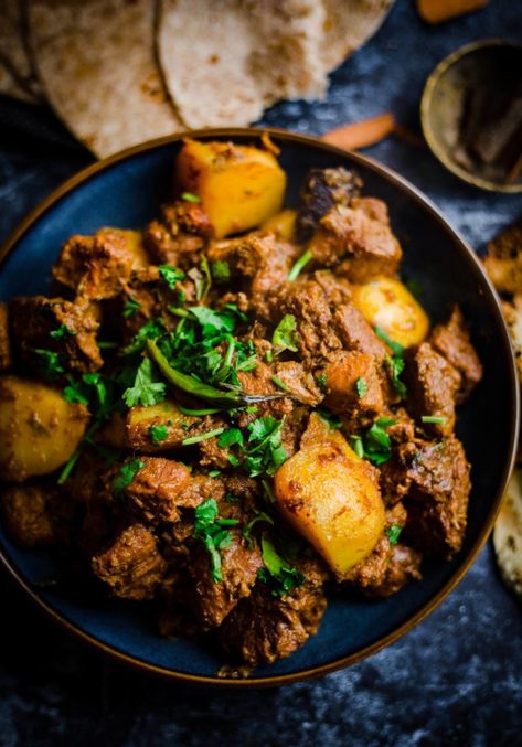 Caramelised Onions, Best Curry, Madras Curry, Lamb Shoulder, Lamb Curry, Slow Cooked Lamb, Peeling Potatoes, Saute Onions, Slow Cooked