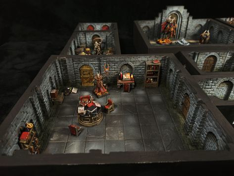 Modular Dungeon rooms Modular Dungeon, Isometric Environment, Dungeon Room, Model Room, Game Boards, Rpg Games, New Ideas, Board Games, Cool Stuff