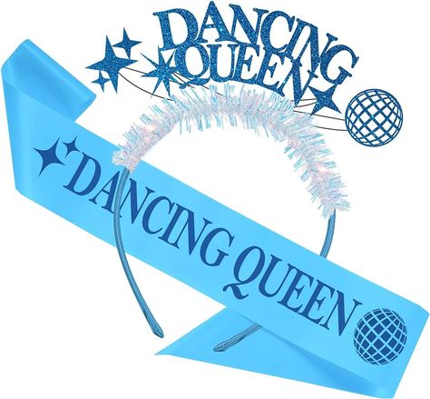 Queen Party Decorations, Dancing Queen Party, Mamma Mia Party, 17th Birthday Party Ideas, Queen Birthday Party, 50th Birthday Centerpieces, Sweet Sixteen Birthday Party Ideas, 17th Birthday Ideas, Prom Themes