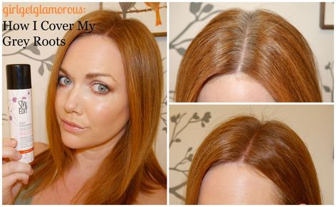 5 Tips for Using Root Touch Up Spray Red Roots Hair, Loreal Root Touch Up, Root Touch Up Spray, Hair Glamour, Light Red Hair, Grey Hair Coverage, Hair Color Spray, Grey Roots, Blonde Roots