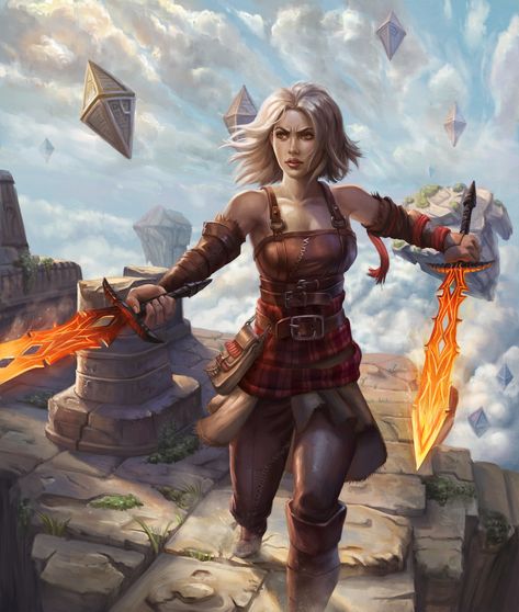 Female Adventurer, Mtg Artwork, D D Character Ideas, Mtg Art, Epic Photos, Magic Cards, Trading Card Game, Fantasy Races, High Fantasy