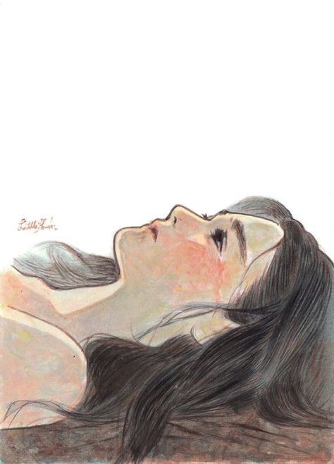 Illustration Art Nouveau, Music Album Cover, Long Black Hair, Black Cats, Art Watercolor, A Drawing, Art Drawings Sketches, Long Black, Drawing People