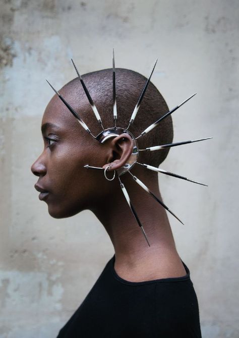 Eclectic Jewelry and Headdresses by House of Malakai, фото № 35 The Blacker The Berry, Mode Editorials, Design Movements, Afro Punk, Estilo Punk, Headdress, Wearable Art, African Fashion, Cyberpunk