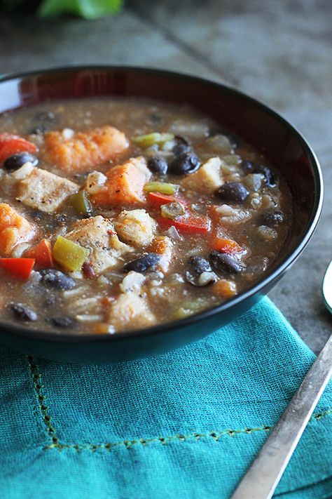 Jamaican Jerk Chicken Soup | Creme De La Crumb Jerk Chicken Soup, Jamaican Heritage, Honey Sriracha Chicken, Jamaican Jerk Chicken, Sriracha Chicken, Chicken Rice Soup, Chicken Soup Recipe, Jamaican Food, Spicy Soup