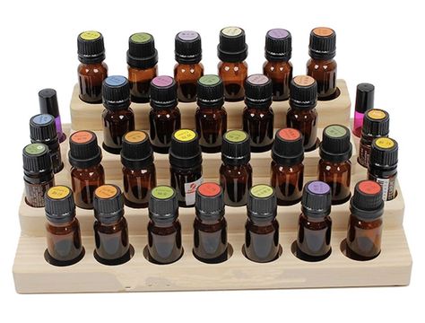 A great little holder for all of your essential oul bottles made from wood Travel Display, Essential Oil Display, Essential Oil Storage Box, Oil Display, Essential Oils Organization, Essential Oil Carrying Case, Essential Oil Box, Essential Oil Holder, Carrying Boxes