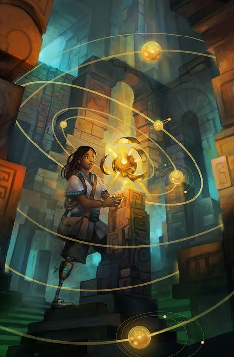 Ancient Discovery by *juliedillon on deviantART Julie Dillon, Novel Game, Ancient Discoveries, Heroic Fantasy, Treasure Planet, Wow Art, Fantasy Artist, Arte Fantasy, Fantasy Illustration