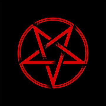 Satan's Pentagram Half Human Half Animal, Satanic Star, Star In Circle, Sigil Of Baphomet, Pentagram Tattoo, Satanic Cross, Skull Art Tattoo, Inverted Pentagram, Otaku Room