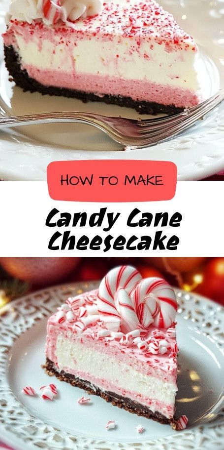 Candy Cane Cheesecake in the Instant Pot | Festive Holiday Dessert Recipe Impress your holiday guests with this Instant Pot Candy Cane Cheesecake! Creamy, peppermint-flavored cheesecake with a graham cracker crust, topped with crushed candy canes—an easy and delicious festive treat perfect for Christmas celebrations. Discover the step-by-step recipe now! Candy Cane Cheesecake, Flavored Cheesecake, Candy Cane Pie, Festive Holiday Desserts, Candy Cane Recipe, Christmas Cheesecake, Peppermint Cheesecake, Cream Cheese Desserts, Christmas Baking Recipes