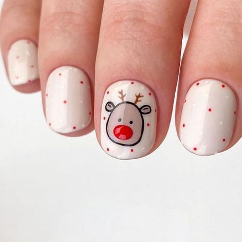 Short Christmas Nails, Nail Designs Ideas, Manicure Gel, Christmas Nails Easy, Christmas Gel Nails, Cute Gel Nails, Festival Nails, Xmas Nails, Christmas Nail Designs