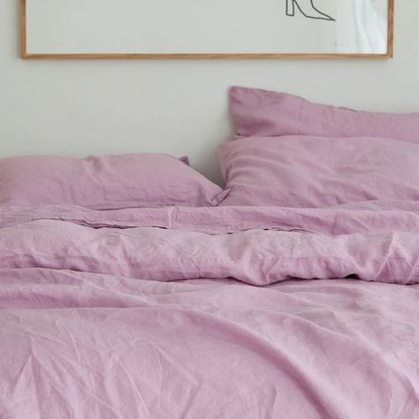 Room Transition, Lavender Comforter, Best Linen Sheets, Lilac Bedding, Lavender Bedding, Pure Linen Bedding, Linen Bed Sheets, Linen Duvet Cover, Linen Sheet Sets