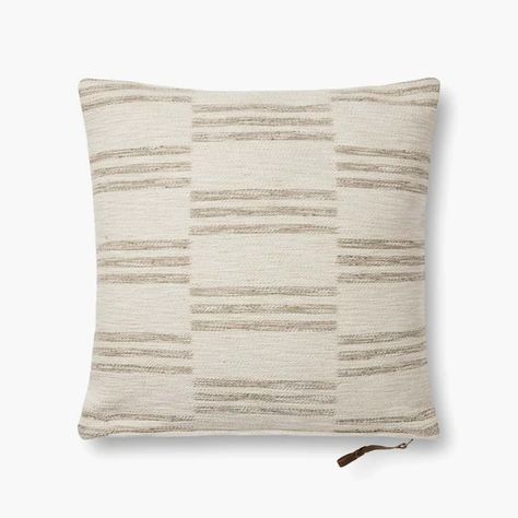 JAY PAL0026 IVORY / SAND | Loloi Rugs Amber Lewis X Loloi, Pillow Pals, Amber Lewis, Black Pillows, Salalah, Amber Interiors, Magnolia Homes, Decor Aesthetic, Pillows And Throws