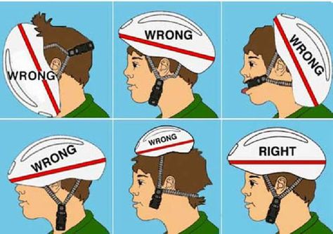 So, I Googled "Bicycle Helmet Size Chart"....I wasn't disappointed. Cycling Memes, Bike Safety, Laughing So Hard, What’s Going On, Tumblr Funny, Tumblr Posts, Funny Posts, Gotham, Mountain Bike