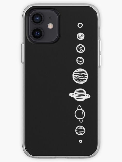 Paint On Black Phone Case, Black Phone Cover Painting Ideas, Black Iphone Case Ideas, Black Phone Case Aesthetic, Iphone Cover Diy, Black Iphone Cover, Clear Phone Case Design, Phone Case Diy Paint, Black Planet