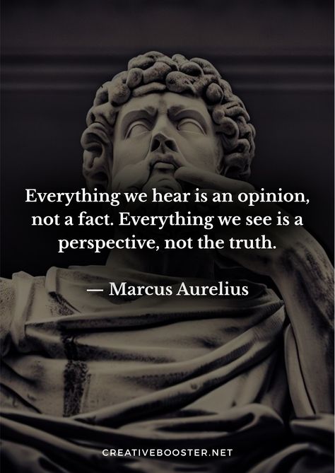 105+ Best Marcus Aurelius Quotes on Life & Stoicism – CreativeBooster Markus Aurelius Quote, Meditations Marcus Aurelius, Warrior Motivation, Stoic Mindset, Aurelius Quotes, Timeless Quotes, Marcus Aurelius Quotes, Perspective Quotes, Stoicism Quotes