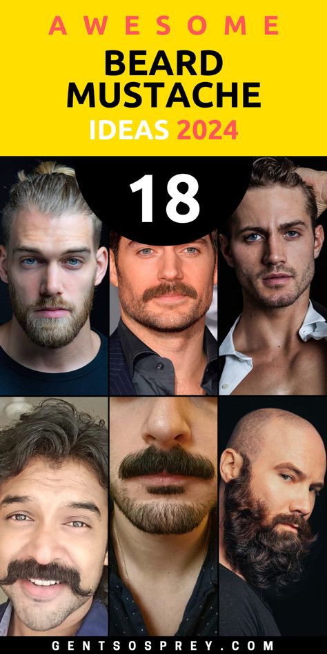 Elevate your facial grooming game with our 18 Beard Mustache Ideas for 2024. Explore a diverse range of beard and mustache styles to suit every personality and preference. From classic full beards to trendy short styles, our curated collection caters to all, including black men looking for stylish options. Embrace the art of facial hair styling and redefine your look in 2024 with our aesthetic and up-to-date ideas. Short Hair With Mustache, Mustache Beard Styles, Beard Stache Style, Beard And Mustache Styles For Men, Mustache Styles With Beard, Mens Mustache Styles, Men Mustache Styles, Mustaches Styles, Short Mustache Styles