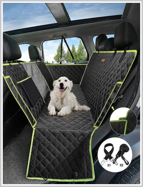 Nzonpet 4-in-1 Dog Car Seat Cover, 100% Waterproof Scratchproof Dog Hammock with Car Seat Cover For Dog, Dog Car Cover, Dog Hammock For Car, Dog Seat Belt, Dog Hammock, Best Car Seats, Dog Seat Covers, Dog Cover, Pet Hammock