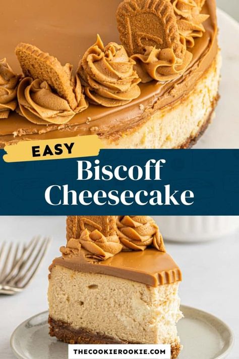 Cheesecake Biscoff, Bakewell Cake, Biscoff Recipes, Biscoff Cheesecake, Biscoff Cookie Butter, Cheesecake Mini, Biscoff Cookies, Baked Cheesecake Recipe, Brownie Desserts