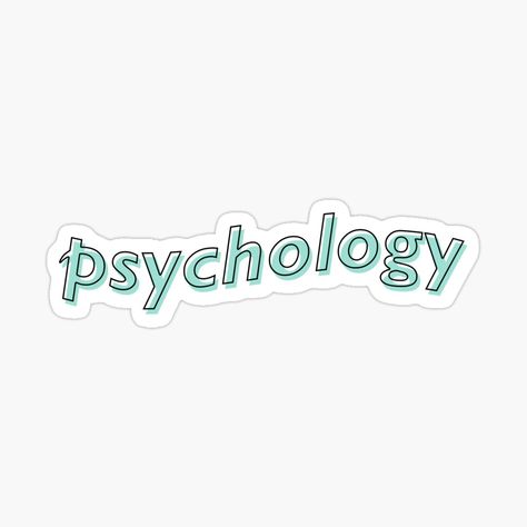 Psychology Wallpaper For Laptop, Blue Psychology, Psychology Subject, Psychology Aethstetic, Psychology Project, Laptop Stickers Psychology, School Psychologist Stickers, Psychology Stickers Funny, Psych Stickers