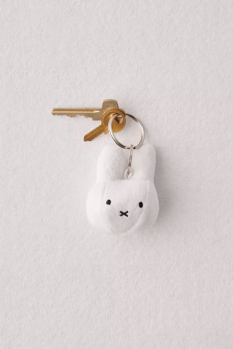 Miffy Plush, Plushie Keychain, Sunflower Vans, Van Gogh Almond Blossom, Accessory Inspo, Bunny Head, Plush Keychain, Carabiner Clip, Birthday Wishlist