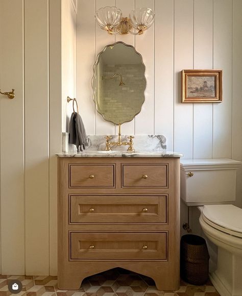 Toilet Next To Vanity, Builder Grade Bathroom Makeover, Marble Bathroom Vanity Top, Bathroom Inspo Interior Design, Bathroom Cabinets Designs, Small Bathroom Layout, Stone Road, Cottage Bathroom, Small Bathroom Makeover