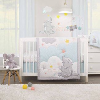 Baby Dumbo Nursery : Target Dumbo Nursery, Disney Baby Rooms, Disney Baby Nurseries, Mini Crib Bedding, Baby Dumbo, Blue Bedding Sets, Mini Crib Sheets, Baby Crib Bedding, Dust Ruffle