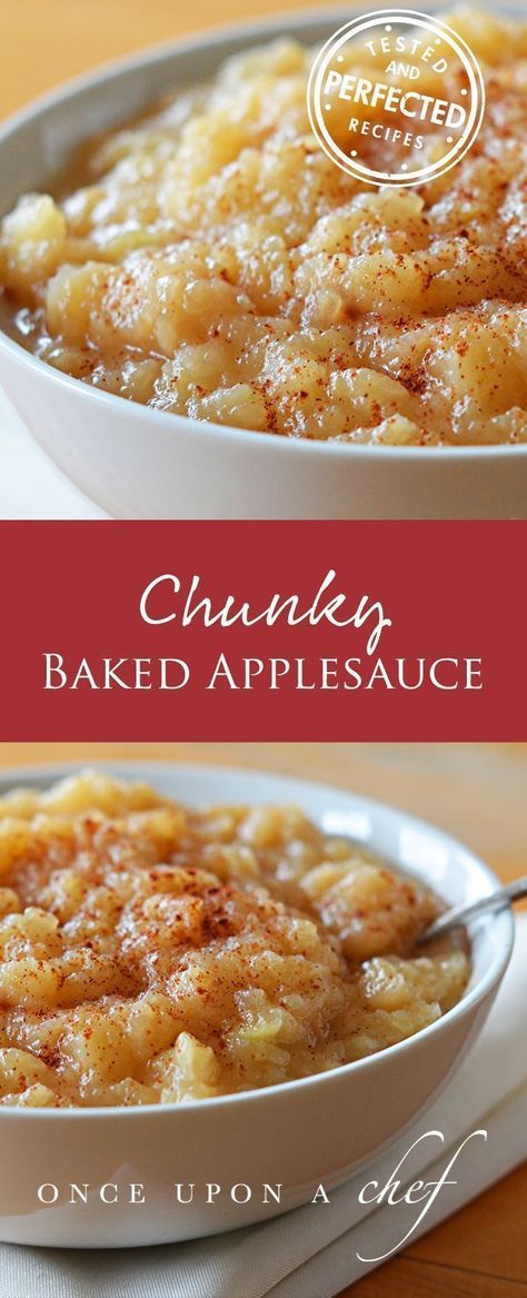 Apr 5, 2018 - Delicious homemade applesauce baked in the oven. TESTED & PERFECTED RECIPE Slow Cooker Chunky Applesauce, Homemade Chunky Applesauce, Baked Applesauce, Chunky Applesauce Recipe, Chunky Applesauce, Baking With Applesauce, Once Upon A Chef, Apple Sauce Recipes, Apple Pie Filling