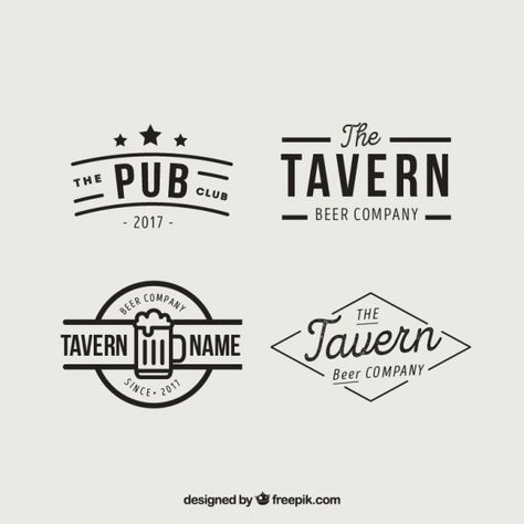 Brewery Logo Design, Pub Logo, Whiskey Logo, Bottle Logo, Brewery Design, Beautiful Logos Design, Food Logo Design, Beer Logo, Restaurant Logo