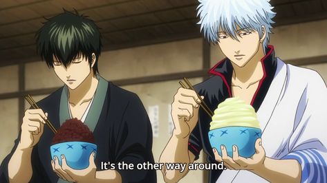 Hijikata X Gintoki, Gintoki X Hijikata, Toshiro Hijikata, Gintama Anime, Silver Samurai, 7 Wonders Of The World, Aesthetics Wallpaper, 7 Wonders, Gin Tama