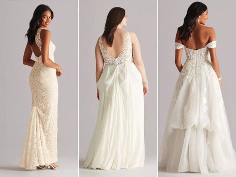 Different Bustle Styles Wedding Dress, Bustle Wedding Dress Styles A Line, How To Make A Bustle On A Wedding Dress, Train Bustle Wedding Dress, Aline Wedding Dress Bustle, Different Bustle Styles, Bustle Types Wedding Dress, Bustle Dress Wedding, A Line Bustle