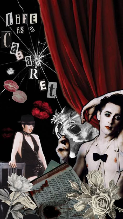 18th Bday Aesthetic, Emcee Cabaret, Cabaret Movie, Cabaret Aesthetic, Bday Aesthetic, Cabaret Musical, Musical Posters, Besties Aesthetic, Cabaret Burlesque