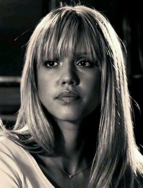 Jessica alba ☆ ☆ ☆ ☆ ☆ Jessica Alba Bangs, Jessica Alba Sin City, Nancy Callahan, Sin City 2005, Young Jessica Alba, Liz Taylor, Cameron Diaz, Sin City, Jessica Alba