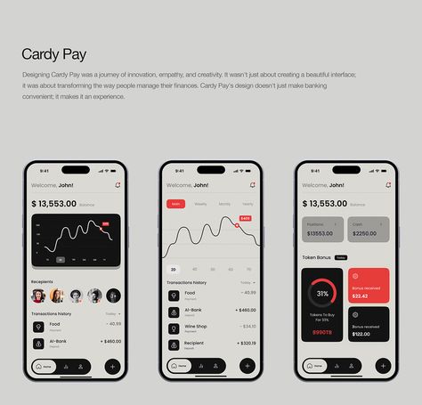 Banking Mobile App | Fintech | eBanking :: Behance Fintech Mobile App, Budget Planner App, Ui Design Dashboard, Design Thinking Process, 달력 디자인, Data Visualization Design, Mobile App Design Inspiration, Ui Ux Designer, Finance App