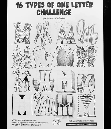 Letter Art Drawing Design Alphabet Fonts, Black And White Lettering, Hand Lettering Projects, Artist Lettering, Typography Hand Lettering, Drawing Letters Creative, Alphabet Design Ideas, Typography School, Colorful Lettering