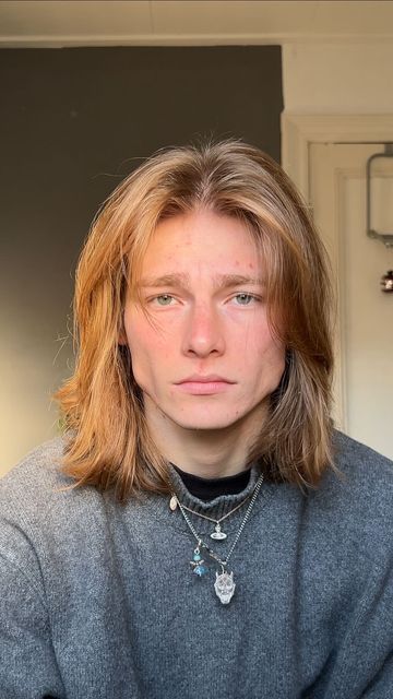 Long Haircut Man, Long Boy Haircuts, Blonde Long Hair Men, Long Hair Teen Boy, Blonde Boy Hair, Man Face Reference, Men’s Long Hair, Blonde Hair Boys, Long Hair Boys